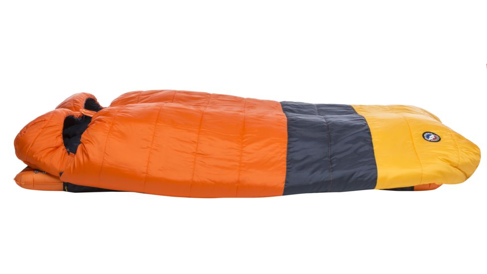Big Agnes Dream Island 15 Double Sleeping Bag, Orange/Navy/Yellow, Double Wide, BDWDI19