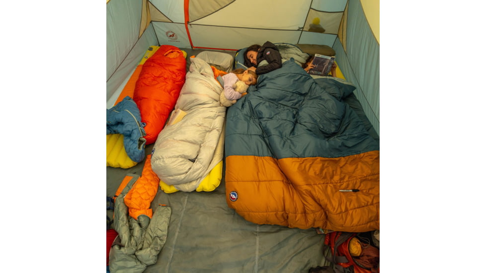 Big Agnes Dream Island 20 Sleeping Bag, Tapestry/Brown Sugar, Double Wide, BDIDW2025