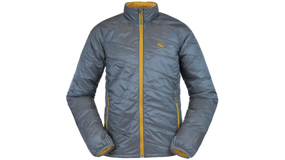 Big Agnes Ellis Jacket - Men's-Cool Gray/Sunflower-Large
