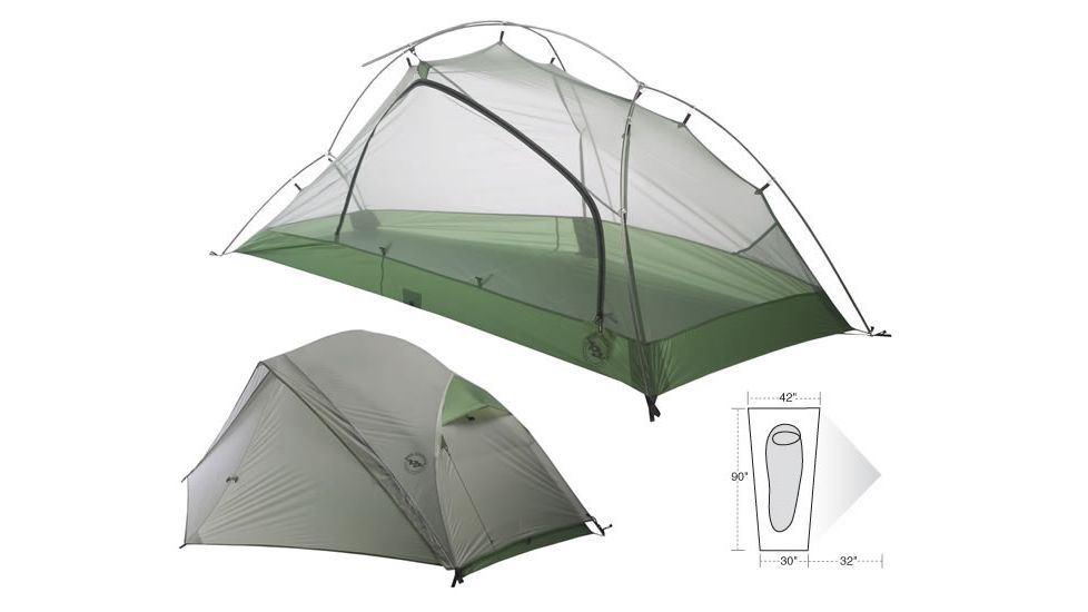 Big Agnes Emerald Mountain SL1 Tent - 1 Person