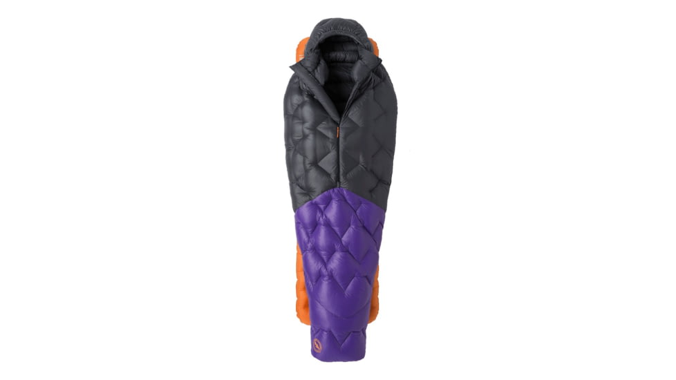 Big Agnes Fly Creek UL 25 Sleeping Bag, Asphalt/Royal Purple, Regular, BFCULR2525