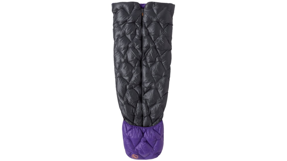 Big Agnes Fly Creek UL Zip Quilt 50 Sleeping Bag, Asphalt/Royal Purple, Regular, BFCULZQR5025