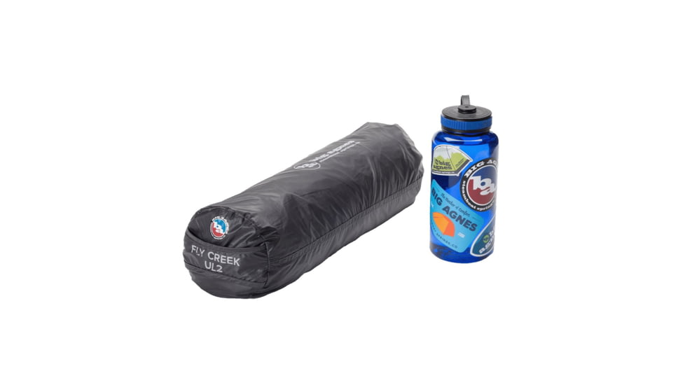 Big Agnes Fly Creek UL2 Tent, Asphalt/Gray Ridge, 2 Person, TFCUL225