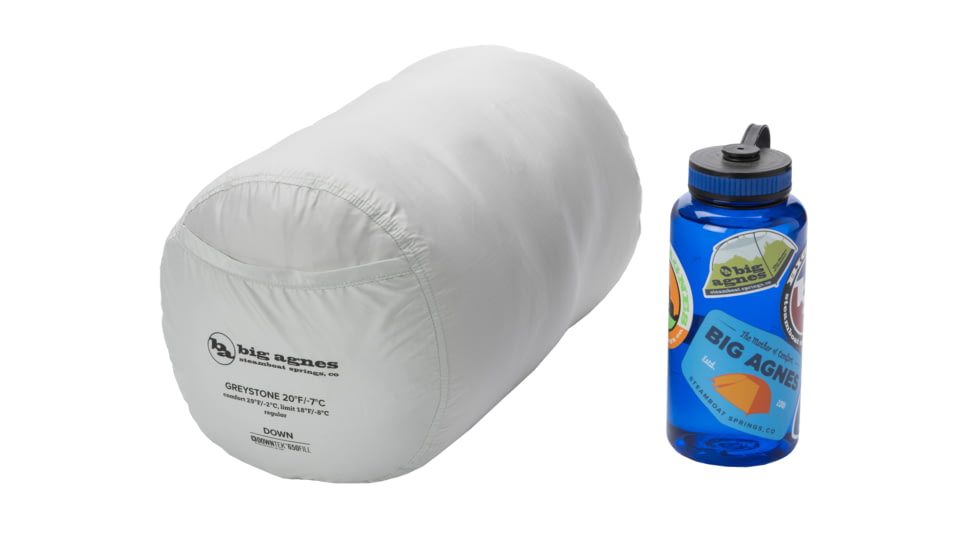 Big Agnes Greystone 20 650 RDS DownTek Sleeping Bag - Womens, Blue Surf/Nasturtium, Regular, BTMWG20RR26