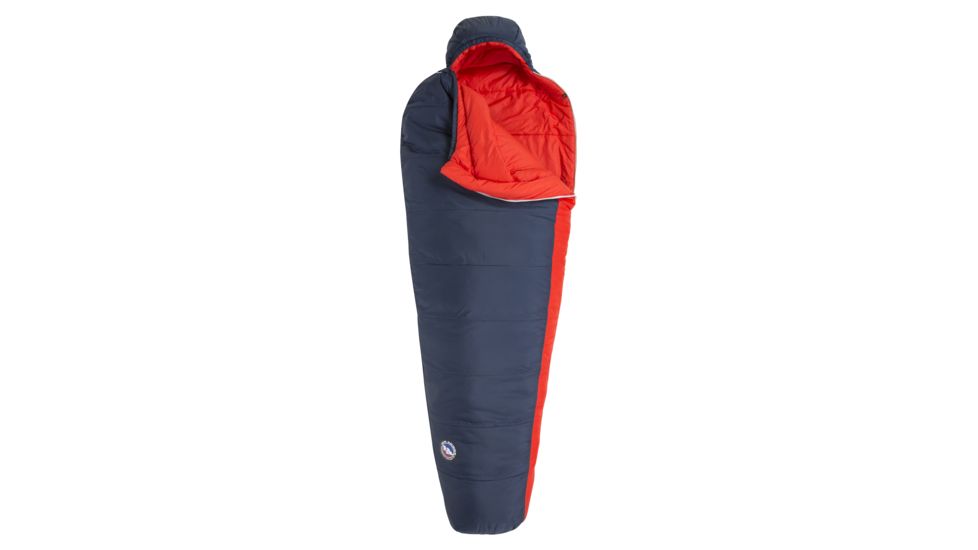 Big Agnes Husted 20 Sleeping Bag FireLine Pro, Left Zip - Mens, Navy/Red, Regular, BTMHRL19