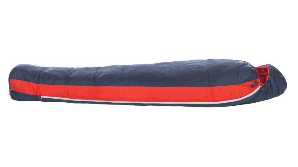Big Agnes Husted 20 Sleeping Bag FireLine Pro, Left Zip - Mens, Navy/Red, Regular, BTMHRL19
