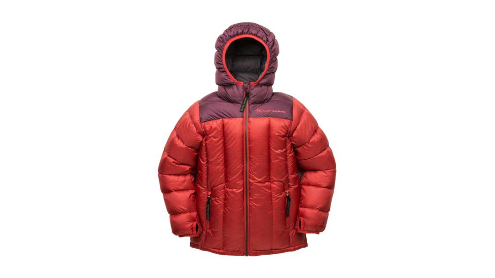 Big Agnes Ice House Hoodie - Kids, Apple/Sangria/Dark Gray, Medium, 31701-615-MD