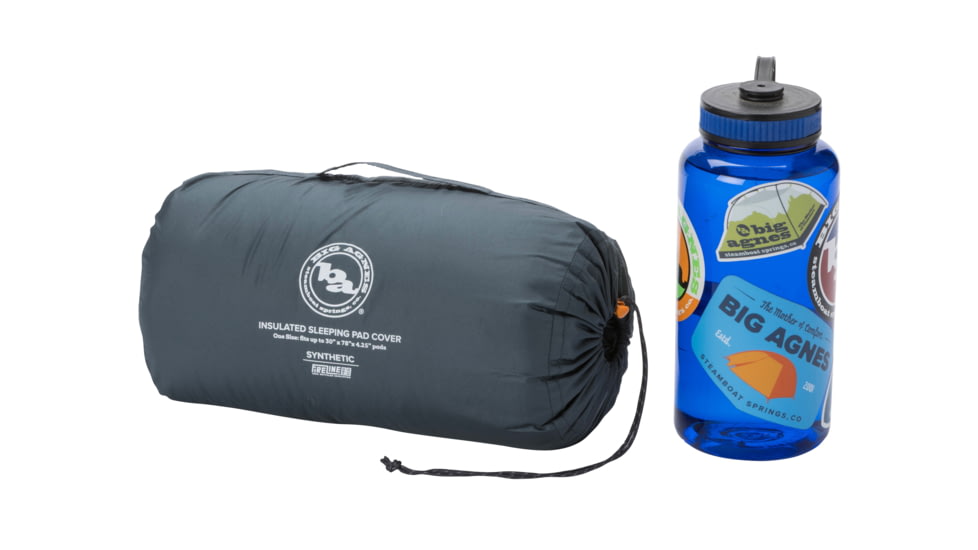 Big Agnes Insulated Sleeping Pad Cover, Dark Slate, AISPC26