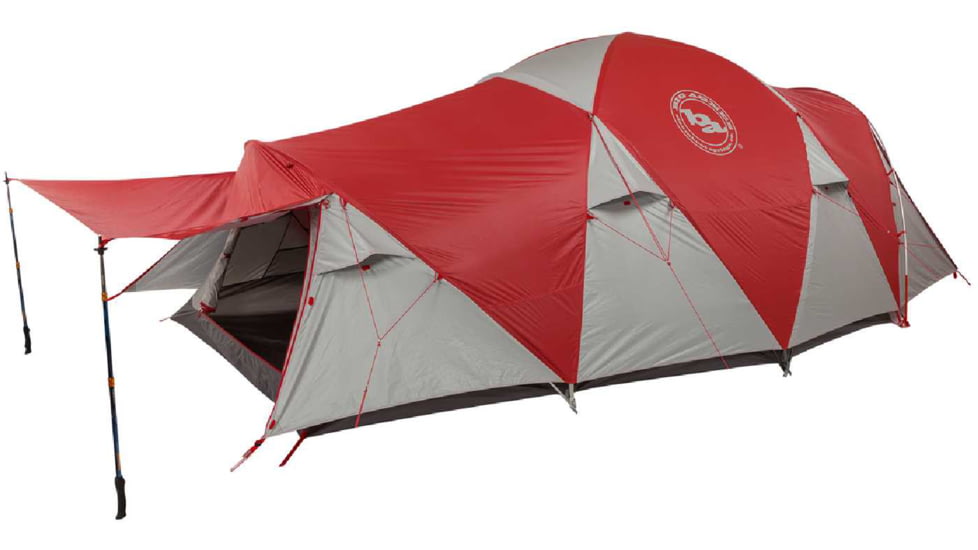 Big Agnes Mad House 6 Tent, Red/Gray, 6 Person, TMH623