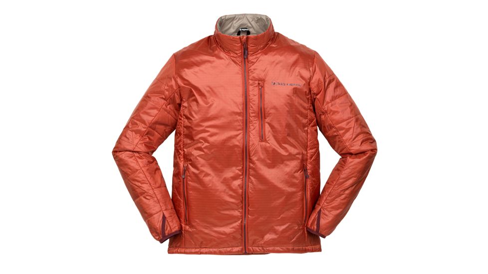 Big Agnes Men's Ellis Jacket - Pinneco Core, Orange/Taupe, Extra Large, 31203-811-XL
