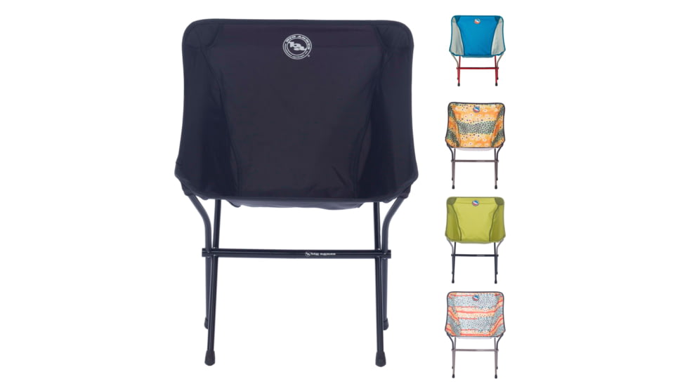 Big Agnes Mica Basin Extra Large Camp Chair, Black, Blue/Gray, Brown Trout, Green, Greenback