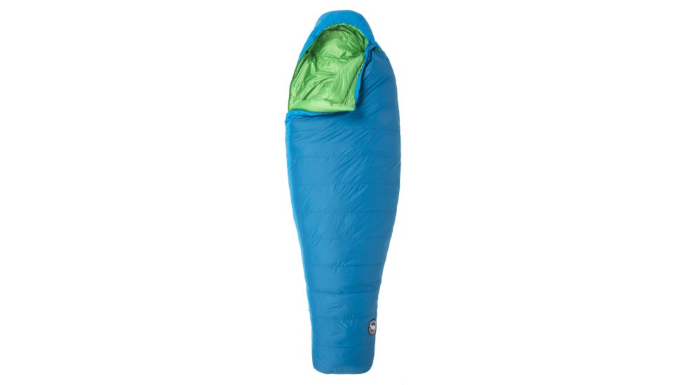 Big Agnes Oliphant 0 Sleeping Bag 600 DownTek, Right Zip - Mens, Blue/Green, Petite, BTMWOPR19