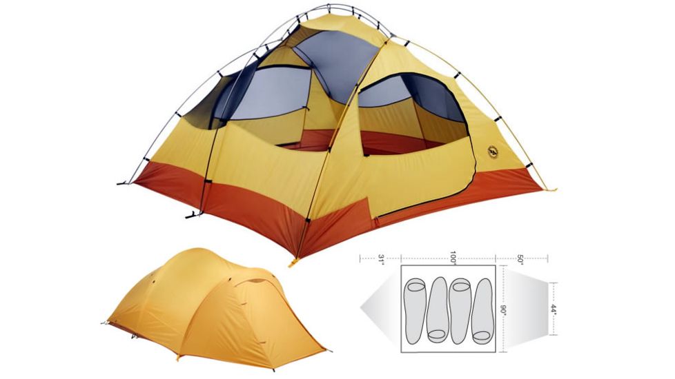 Big Agnes Pine Island 4 Tent - 4 Person, 3 Season