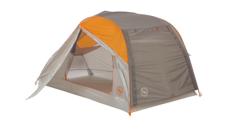 Big Agnes Salt Creek SL2 Tent, Gray/Lt Gray/Orange, TSCSL220
