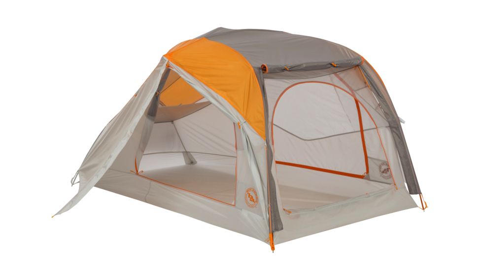 Big Agnes Salt Creek SL2 Tent, Gray/Lt Gray/Orange, TSCSL220