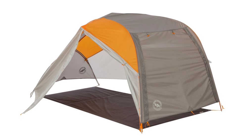 Big Agnes Salt Creek SL2 Tent, Gray/Lt Gray/Orange, TSCSL220