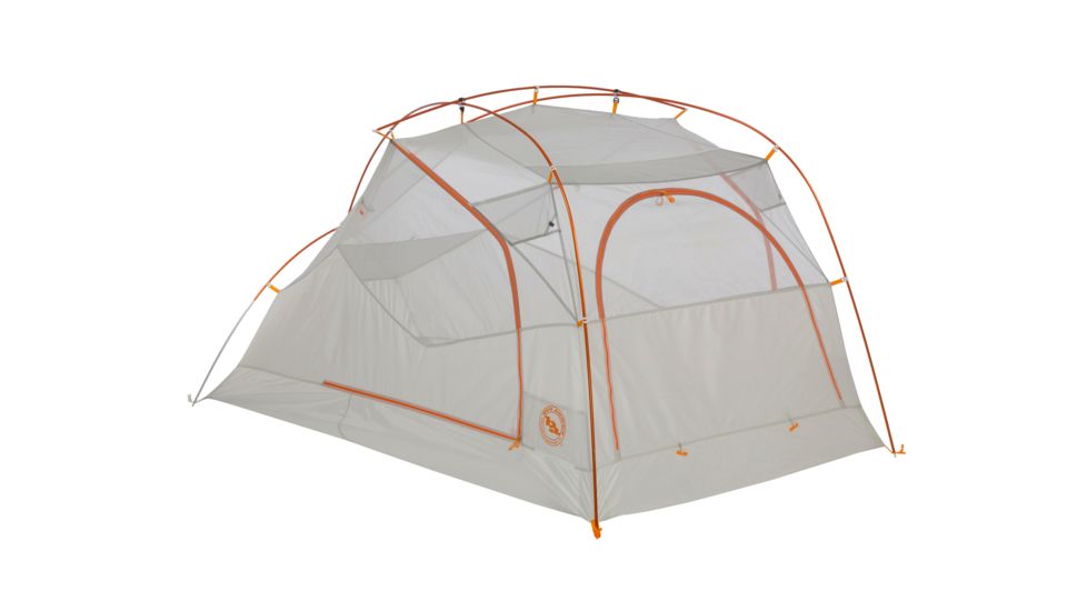 Big Agnes Salt Creek SL2 Tent, Gray/Lt Gray/Orange, TSCSL220