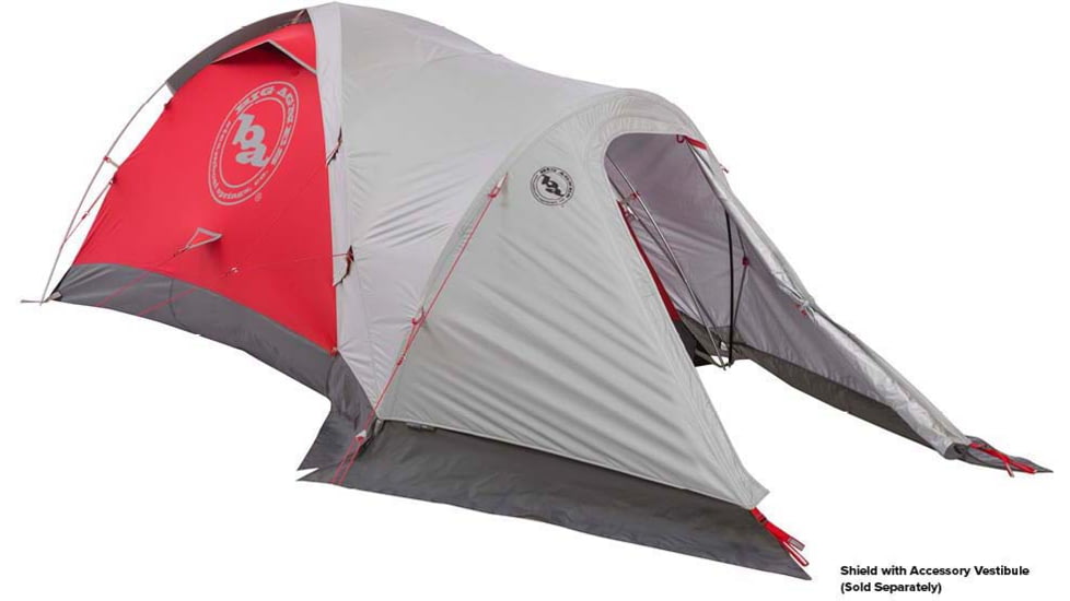 Big Agnes Shield 2 Tent - 2 Person, 4 Season, Red, TMS219
