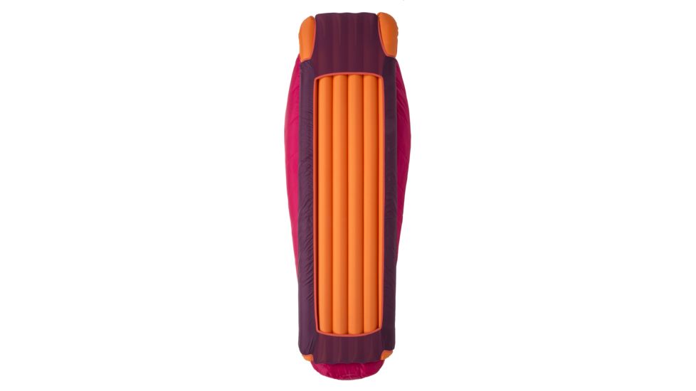 Big Agnes Sunbeam 15 Sleeping Bag FireLine Eco, Right Zip - Mens, Beet/Paprika, Petite, BWSB15PR19