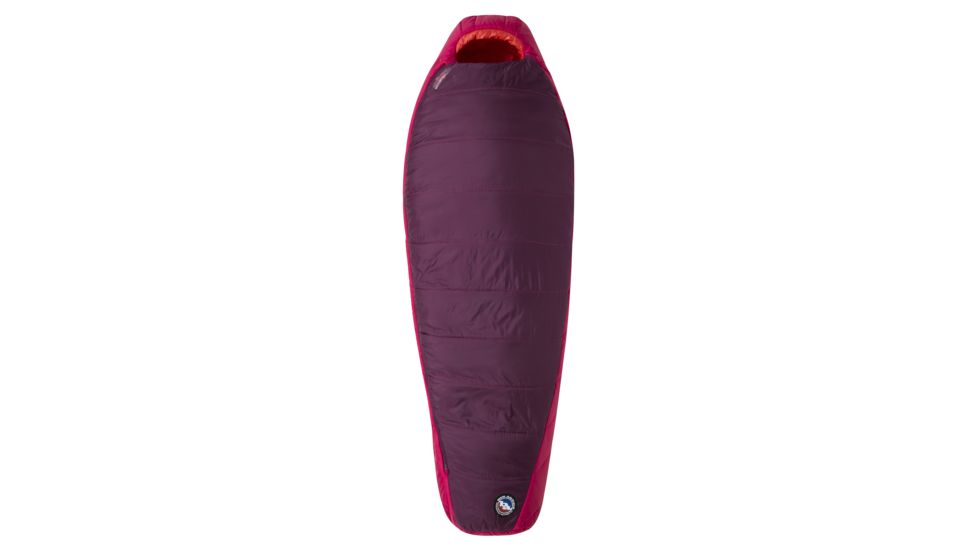 Big Agnes Sunbeam 15 Sleeping Bag FireLine Eco, Right Zip - Mens, Beet/Paprika, Petite, BWSB15PR19