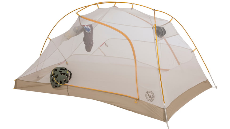 Big Agnes Tiger Wall UL2 Bikepack Solution Dye Tent, Greige/Gray, TTWULBP221