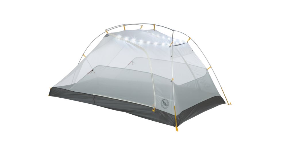 Big Agnes Tiger Wall UL2 mtnGLO Tent, Silver/Gray, TTWUL2MG19