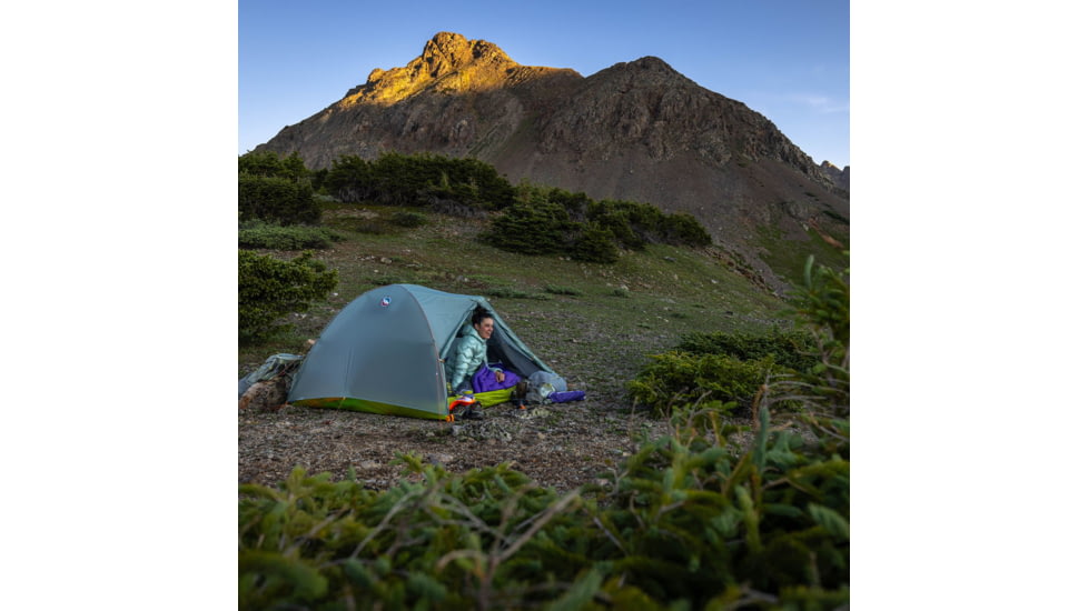 Big Agnes Tiger Wall UL2 Tent, Mercury/Evening Primrose, 2 Person, TTWUL225