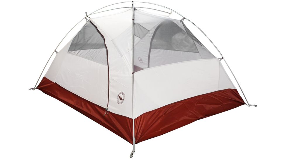 Big Agnes Toponas 4 Tent - 4 Person, 3 Season-Brick Red/Orange/Cream-One Size