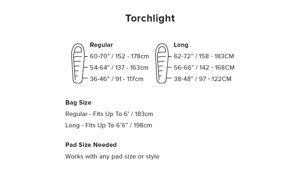 Big Agnes Torchlight Camp 35 Fireline Pro Sleeping Bag, Indigo/Gray, Long Left, BTMTLC35LL21