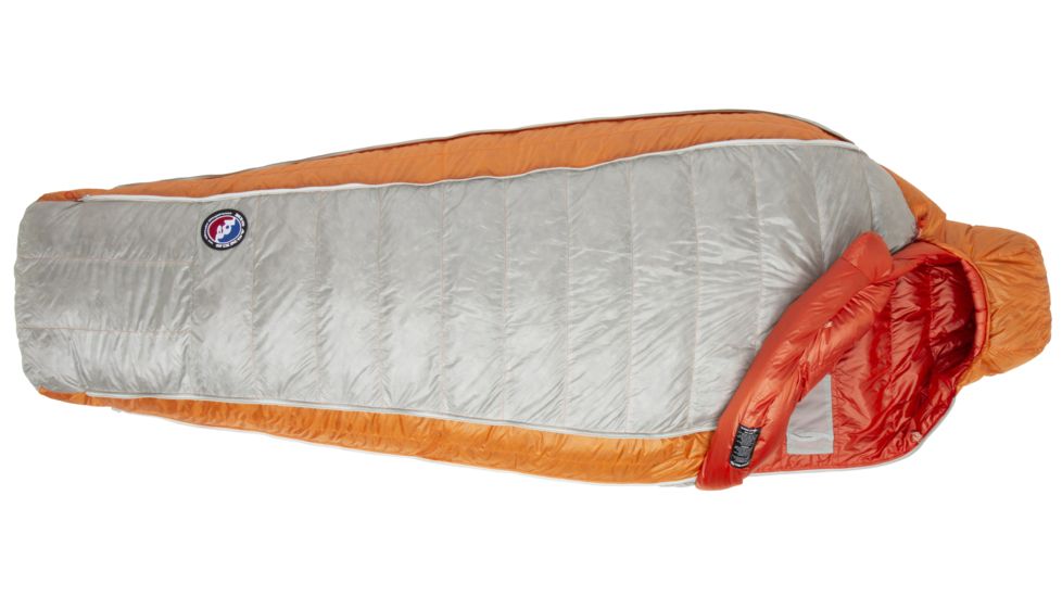 Big Agnes Torchlight Ul 20, 850 Downtek Sleeping Bag, Orange/Gray, Regular, BTMTLUL20RL20
