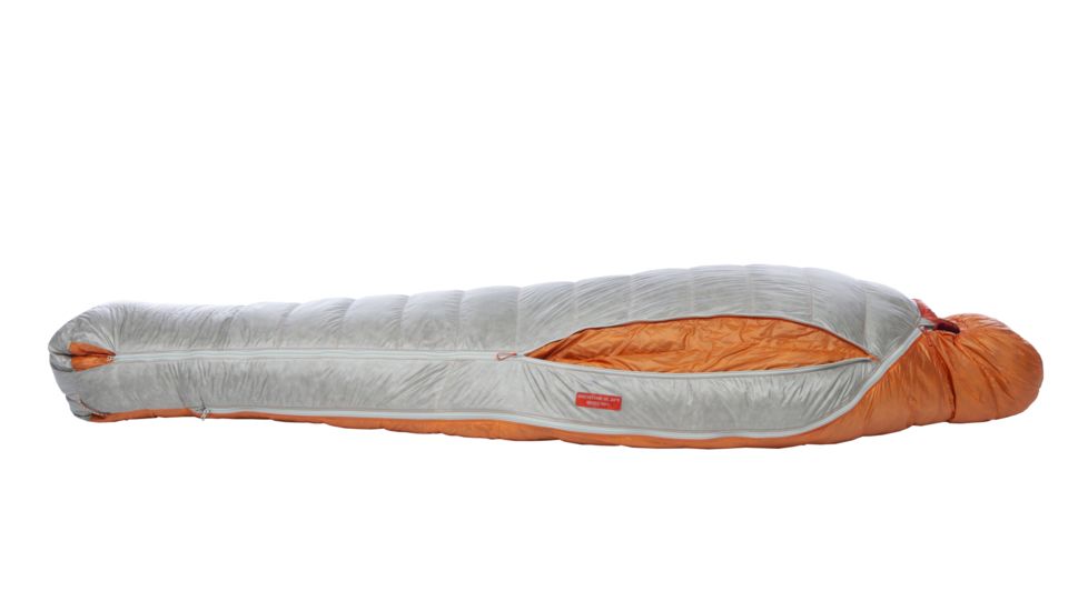 Big Agnes Torchlight Ul 20, 850 Downtek Sleeping Bag, Orange/Gray, Regular, BTMTLUL20RL20
