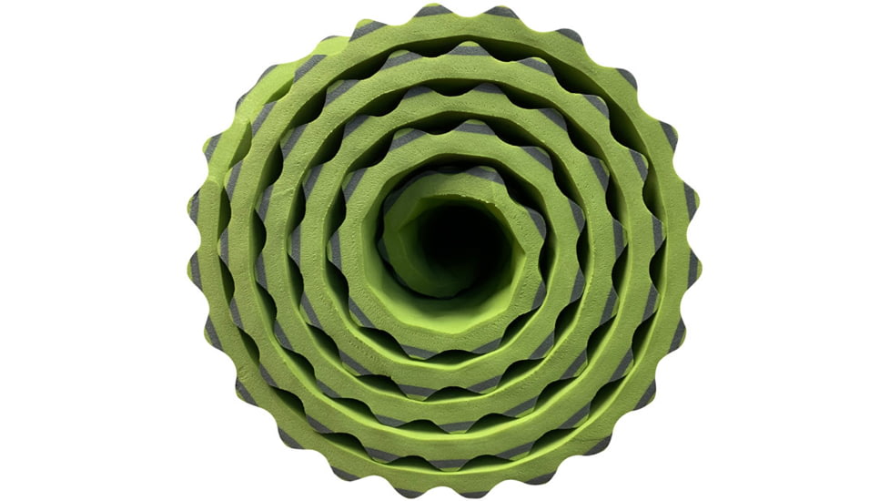 Big Agnes TwisterCane Bio Foam Sleeping Pad, Green/Gray, PTCBFR21