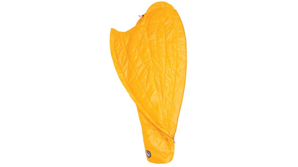 Big Agnes V Notch UL 40 Sleeping Bag Primaloft, Left Zip - Mens, Gold, Regular, BTMVNULRL19