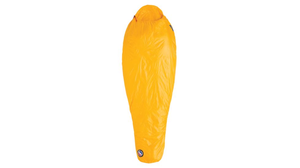 Big Agnes V Notch UL 40 Sleeping Bag Primaloft, Left Zip - Mens, Gold, Regular, BTMVNULRL19