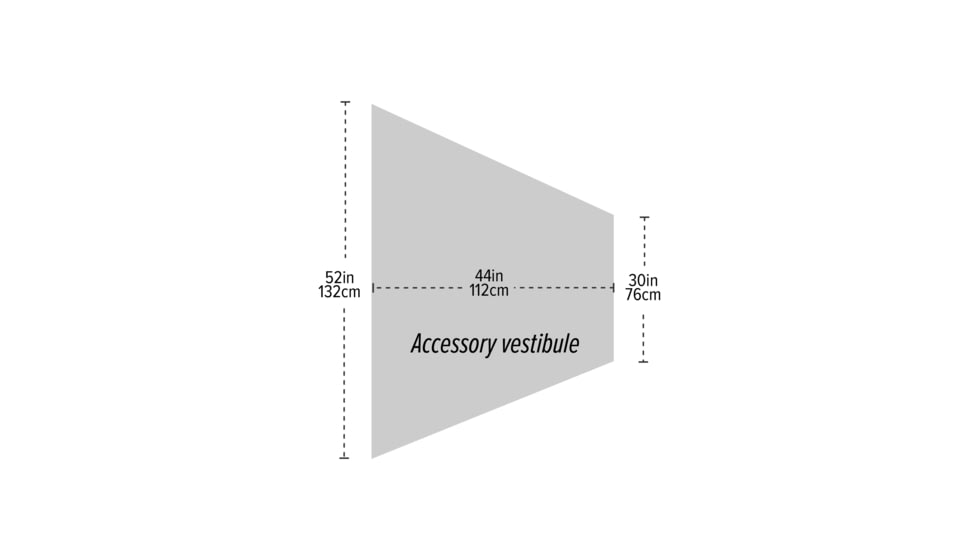 Big Agnes Vestibule Shield 2P, Gray, 2 person, TVESTMS226