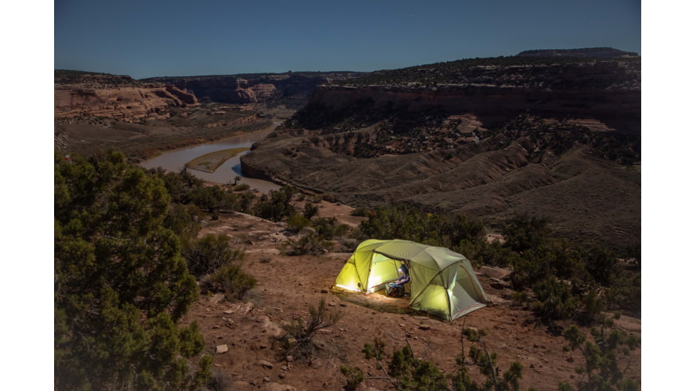 Big Agnes Wyoming Trail 4 Camp Tent - 4 Person, 3 Season, Olive, TWT422