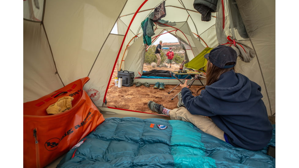 Big Agnes Wyoming Trail 4 Camp Tent - 4 Person, 3 Season, Olive, TWT422