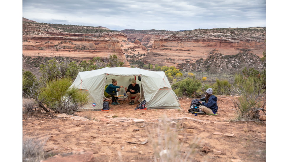 Big Agnes Wyoming Trail 4 Camp Tent - 4 Person, 3 Season, Olive, TWT422