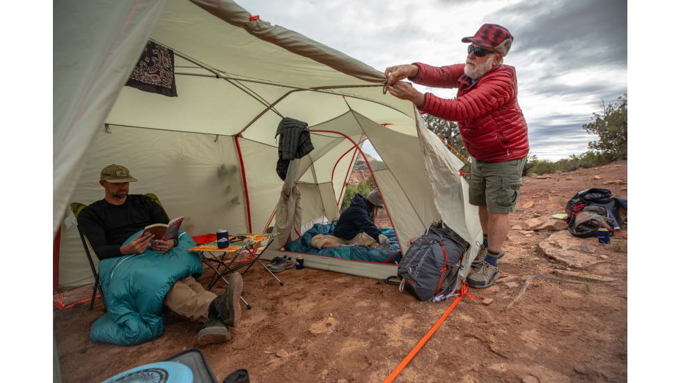 Big Agnes Wyoming Trail 4 Camp Tent - 4 Person, 3 Season, Olive, TWT422