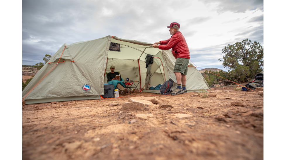 Big Agnes Wyoming Trail 4 Camp Tent - 4 Person, 3 Season, Olive, TWT422