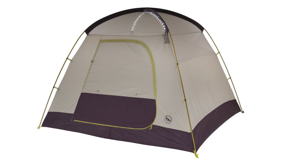 Yellow Jacket 4 mtnGLO Tent - 4 person, 3 Season-Stone/White