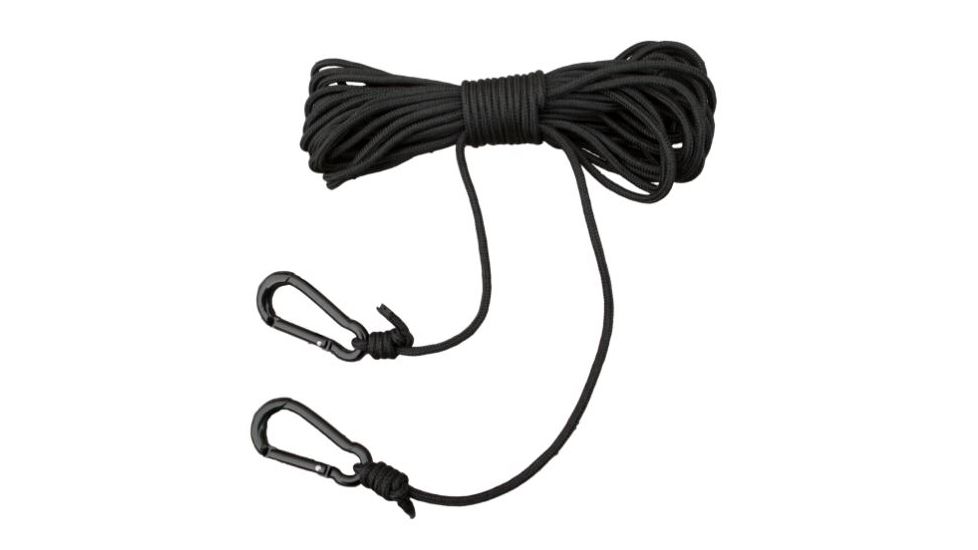 Muddy Lift Cord, includes 2-Heavy Duty Caribiner Clips, Black LA050