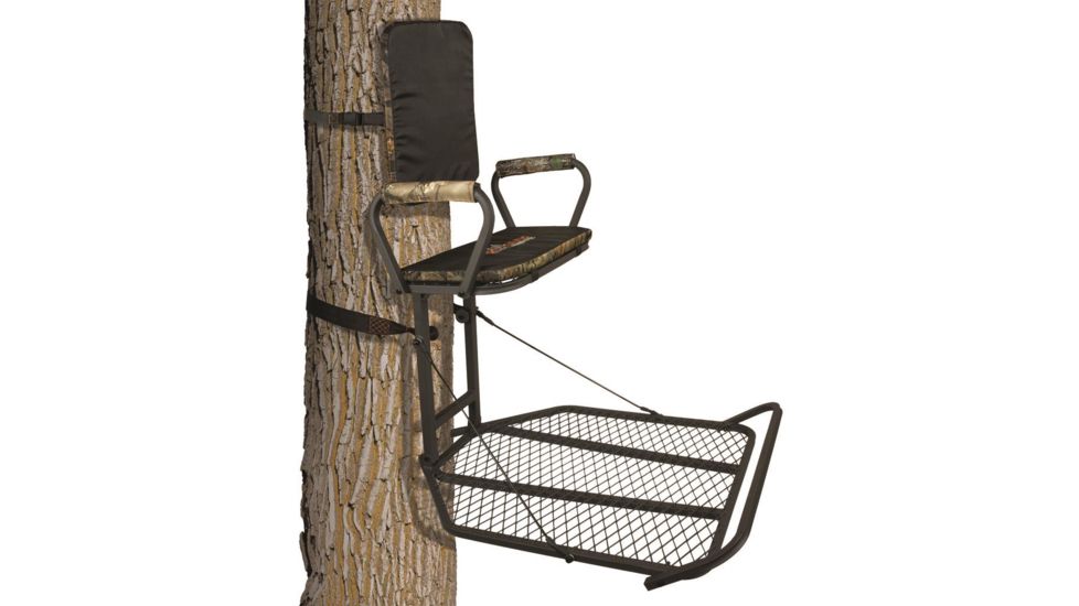 Big Game Treestands The Black XC Steel Hang-On Stand, Black, FP015