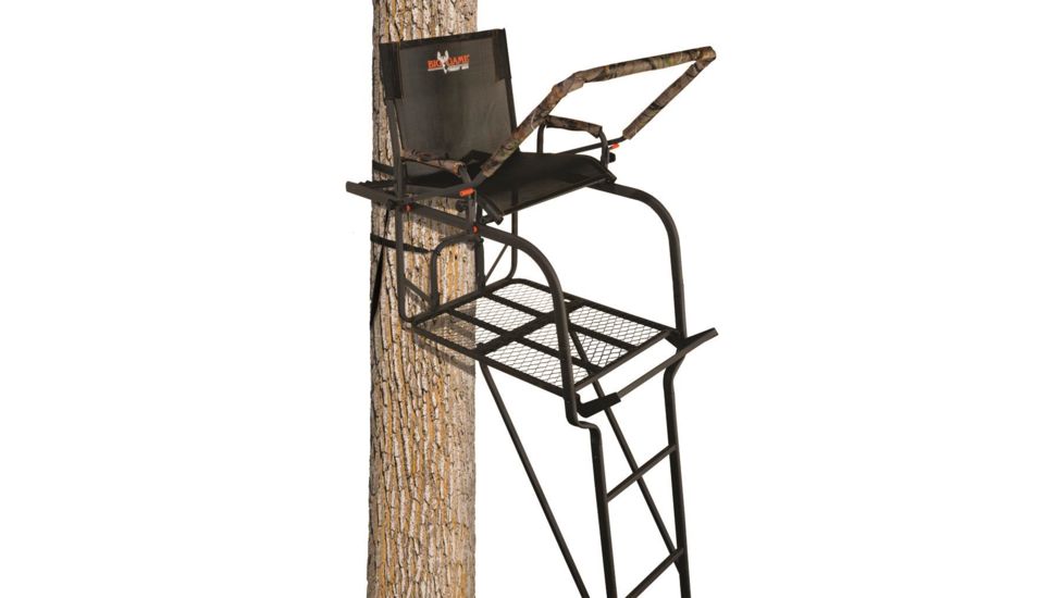 Big Game Treestands The Hunter Ladder Stand, Black, 18.5 ft, LS0500
