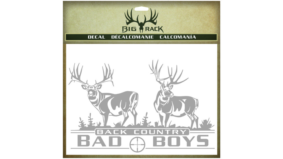 Big Rack Decal, Bgr, Muledeer, Back Country Bad Boy VDE1001
