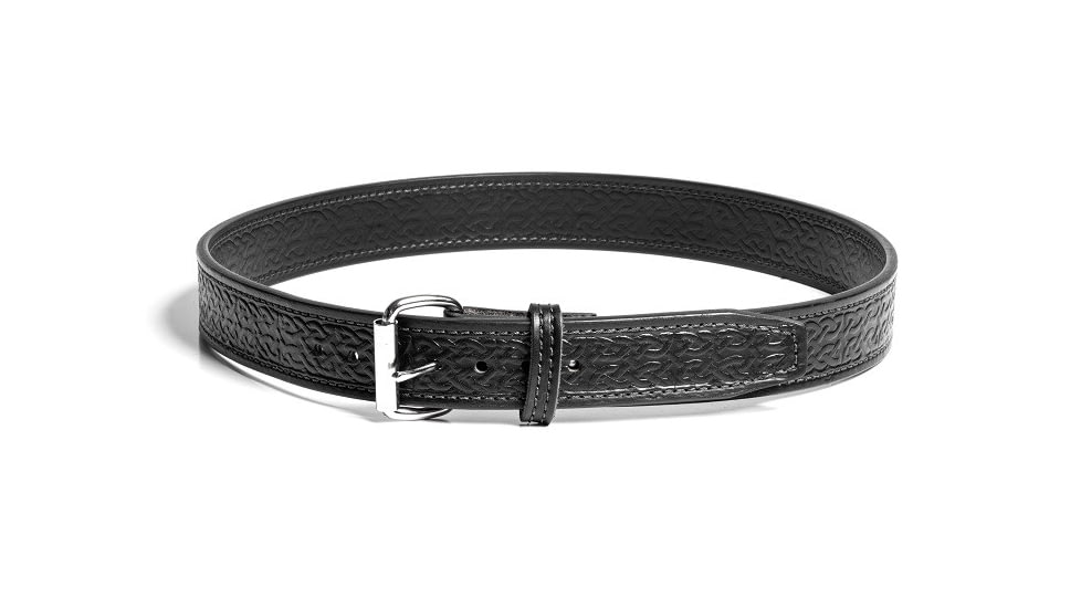 Bigfoot Gun Belts Gun belt, Celtic Pattern, 14oz No Core, 48 Inch, Silver Buckle, Black, GB-CELT-14NC-48-BK-SV