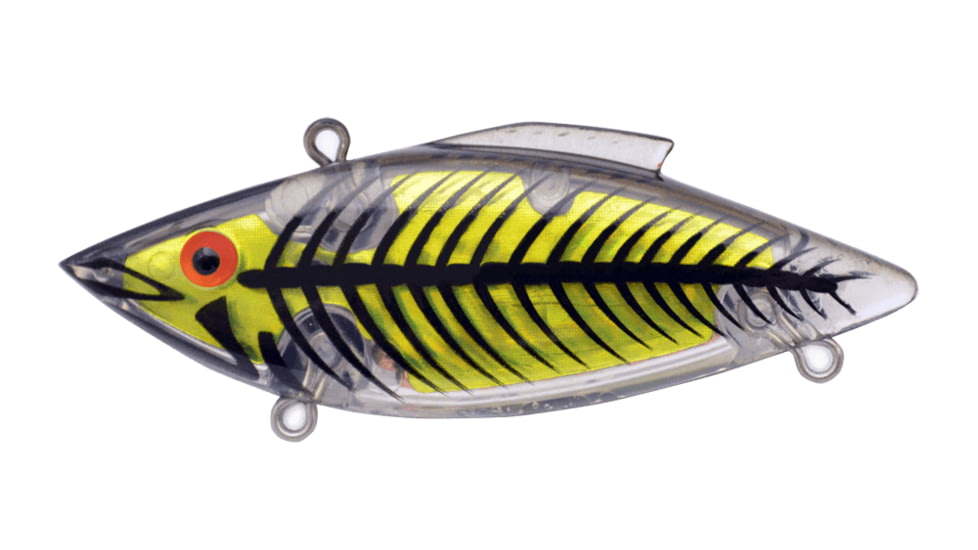 Bill Lewis Rat-L-Trap Hard Bait, Black Bone Nova, 1/2 oz, BLF-RT561