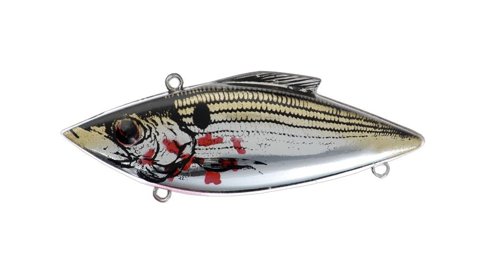 Bill Lewis Rat-L-Trap Hard Bait, Bleeding Shiner Chrome, 1/2 oz, BLF-RT37C