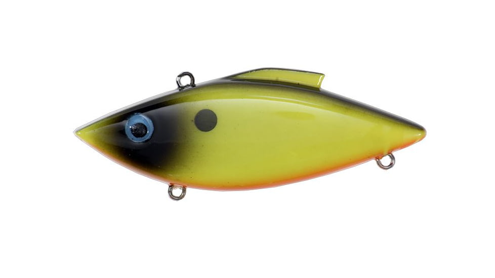 Bill Lewis Rat-L-Trap Hard Bait, Chartreuse/Black Back, 1/2 oz, BLF-RT09