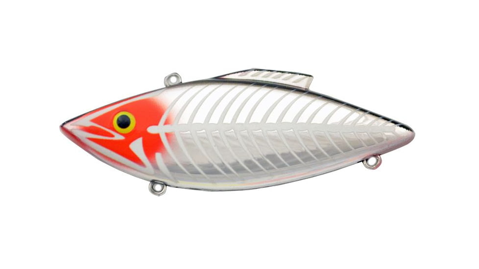 Bill Lewis Rat-L-Trap Hard Bait, Chrome Black Zombie, 1/2 oz, BLF-RT540